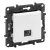 Legrand Niloé Step 863155 Telefon csatlakozóaljzat, IP20, fehér, süllyesztett