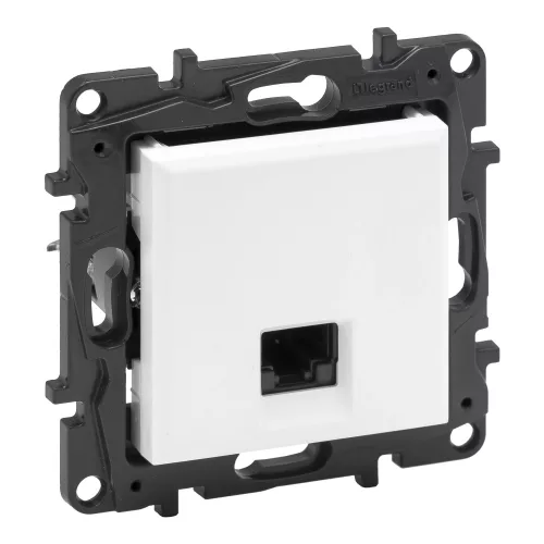 Legrand Niloé Step 863167 RJ45 aljzat, IP20, fehér, süllyesztett