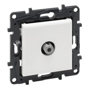   Legrand Niloé Step 863175 TV végzáró aljzat "F" típus (1,5 dB /, fehér (Legrand 863175 / 863175B)