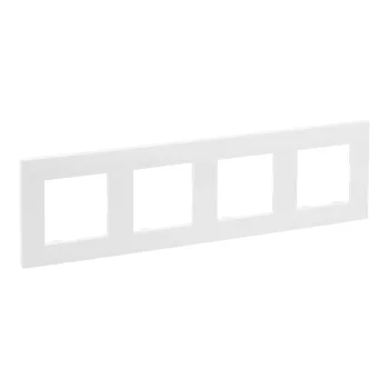   Legrand Niloé Step 863194 4-es keret, fehér (Legrand 863194)