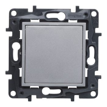   Legrand Niloé Step 863300 vakfedél, alumínium (Legrand 863300 / 863300B)