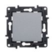 Legrand Niloé Step 863309 egypólusú nyomó, 6A, alumínium (Legrand 863309 / 863309B)