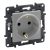 Legrand Niloé Step 863320 2P+F csatlakozóaljzat (rugós /, biztonsági zsaluval, alumínium (Legrand 863320 / 863320B)