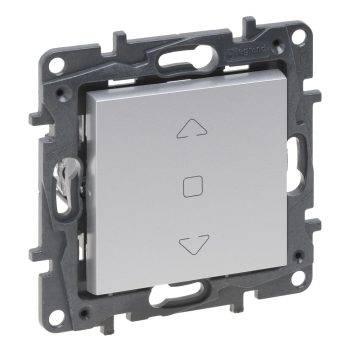   Legrand Niloé Step 863344 redőnykapcsoló (3 állású /, 6A, alumínium (Legrand 863344 / 863344B)