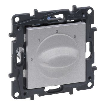   Legrand Niloé Step 863345 fokozatkapcsoló (0, 1, 2, 3), alumínium (Legrand 863345)