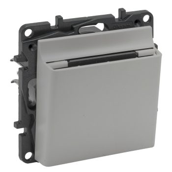   Legrand Niloé Step 863346 mechanikus hotelkártya-kapcsoló, alumínium (Legrand 863346 / 863346B)