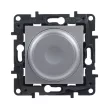 Legrand Niloé Step 863352 forgatógombos fényerőszabályzó, 300W, alumínium (Legrand 863352 / 863352B)
