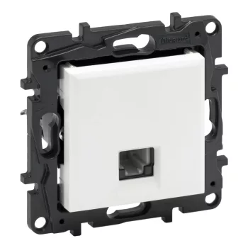 Legrand Niloé Step 863355 Telefon csatlakozóaljzat, IP20, alumínium, süllyesztett