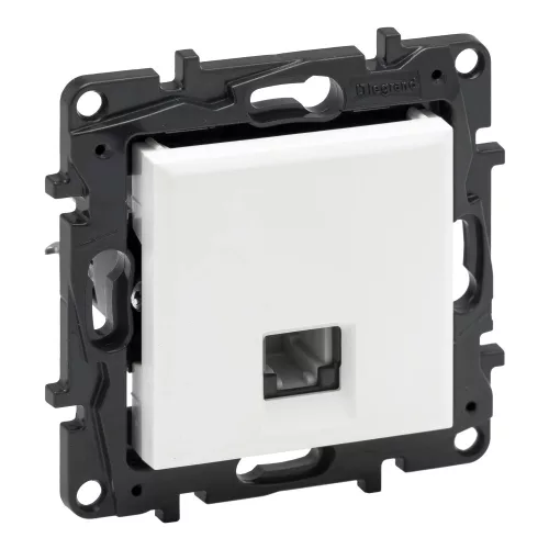 Legrand Niloé Step 863355 Telefon csatlakozóaljzat, IP20, alumínium, süllyesztett