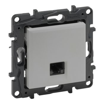   Legrand Niloé Step 863359 RJ45 Cat.5E UTP aljzat, alumínium (Legrand 863359 / 863359B)
