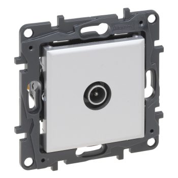   Legrand Niloé Step 863374 TV csillagpontos aljzat, végzáró (1,5 dB /, alumínium (Legrand 863374 / 863374B)