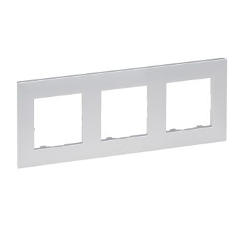   Legrand Niloé Step 863393 3-as keret, alumínium (Legrand 863393)