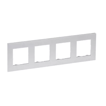 Legrand Niloé Step 863394 négyes keret, IP20, alumínium