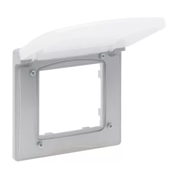 Legrand Niloé Step 863396 egyes IP44 keret, IP44, alumínium