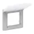 Legrand Niloé Step 863396 1-es keret, IP44, alumínium (Legrand 863396)