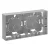 Legrand Niloé Step 863398 kiemelődoboz, IP20, alumínium, süllyesztett