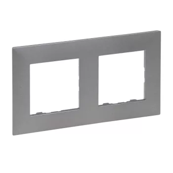 Legrand Niloé Step 863492 kettes keret, IP20, grafitszürke