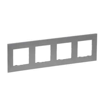   Legrand Niloé Step 863494 4-es keret, grafit szürke (Legrand 863494)