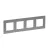 Legrand Niloé Step 863494 4-es keret, grafit szürke (Legrand 863494)