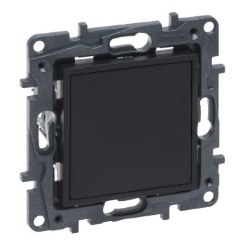   Legrand Niloé Step 863500 vakfedél, fekete (Legrand 863500 / 863500B)