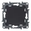 Legrand Niloé Step 863500 vakfedél, IP20, fekete, süllyesztett