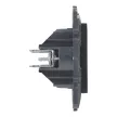 Legrand Niloé Step 863500 vakfedél, IP20, fekete, süllyesztett
