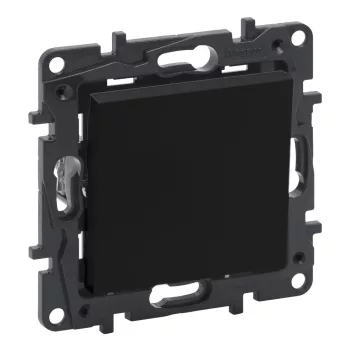 Legrand Niloé Step 863506 Váltókapcsoló (106), 10 A, IP20, fekete, süllyesztett