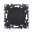 Legrand Niloé Step 863509 egypólusú nyomó, 6A, fekete (Legrand 863509 / 863509B)