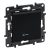 Legrand Niloé Step 863516 váltókapcsoló jelzőfénnyel, 10AX, fekete (Legrand 863516 / 863516B)