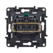 Legrand Niloé Step 863520 földelt dugalj 2P+F, 16 A, IP20, fekete, süllyesztett