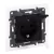 Legrand Niloé Step 863523 földelt dugalj 2P+F, 16 A, IP44, fekete, süllyesztett