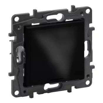 Legrand Niloé Step 863529 kábelkivezető, IP21, fekete, süllyesztett