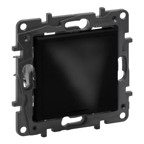 Legrand Niloé Step 863529 kábelkivezető, IP21, fekete, süllyesztett