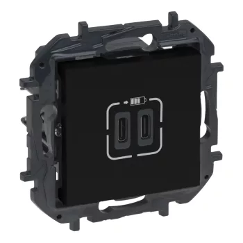 Legrand Niloé Step 863539B 2xUSB-C töltőaljzat 5V 3A 15W