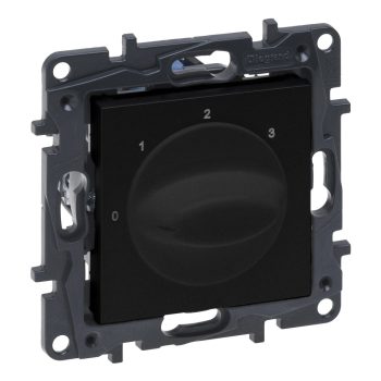   Legrand Niloé Step 863545 fokozatkapcsoló (0, 1, 2, 3), fekete (Legrand 863545)