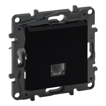   Legrand Niloé Step 863555 1xRJ11 csatlakozóaljzat, fekete (Legrand 863555 / 863555B)