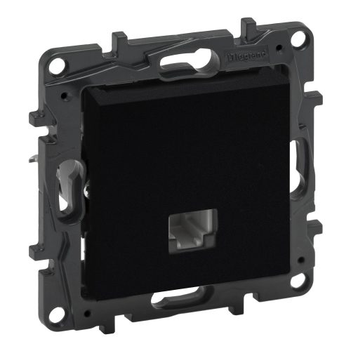 Legrand Niloé Step 863555 1xRJ11 csatlakozóaljzat, fekete (Legrand 863555)