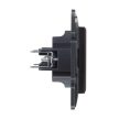 Legrand Niloé Step 863555 1xRJ11 csatlakozóaljzat, fekete (Legrand 863555 / 863555B)