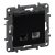 Legrand Niloé Step 863556 RJ45 Cat.6 UTP + 1xRJ11 aljzat, fekete (Legrand 863556 / 863556B)