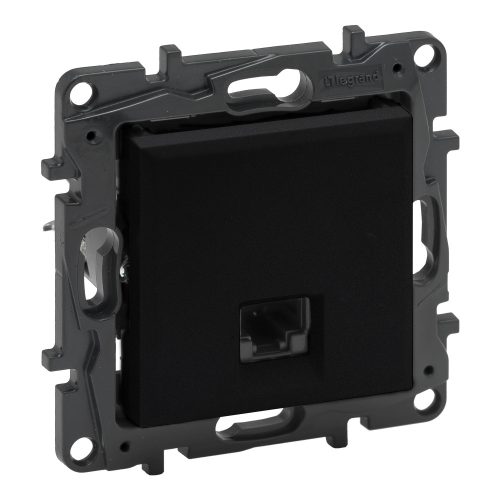 Legrand Niloé Step 863565 RJ45 Cat.6 STP aljzat, fekete (Legrand 863565)