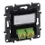 Legrand Niloé Step 863571 SC/APC optikai aljzat, fekete (Legrand 863571 / 863571B)