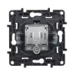 Legrand Niloé Step 863580 TV-R-SAT csillagpontos aljzat (1,5 dB /, fekete (Legrand 863580 / 863580B)