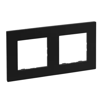 Legrand Niloé Step 863592 kettes keret, IP20, fekete