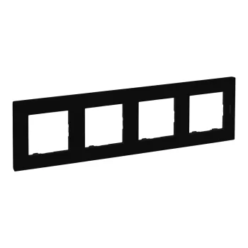 Legrand Niloé Step 863594 négyes keret, IP20, fekete