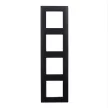 Legrand Niloé Step 863594 4-es keret, fekete (Legrand 863594)