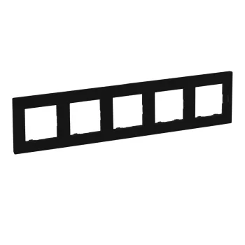 Legrand Niloé Step 863595 ötös keret, IP20, fekete
