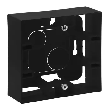 Legrand Niloé Step 863597 kiemelődoboz, IP20, fekete, süllyesztett