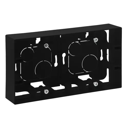 Legrand Niloé Step 863598 kiemelődoboz, IP20, fekete, süllyesztett