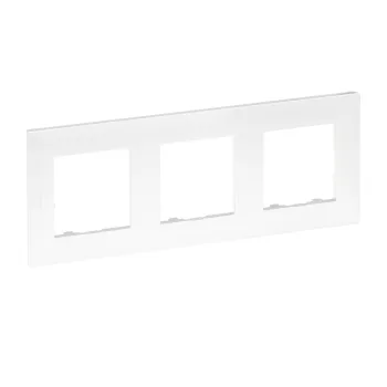 Legrand Niloé Step 863693 hármas keret, IP20, gyöngyház