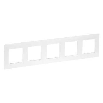   Legrand Niloé Step 863695 5-ös keret, gyöngyház (Legrand 863695)